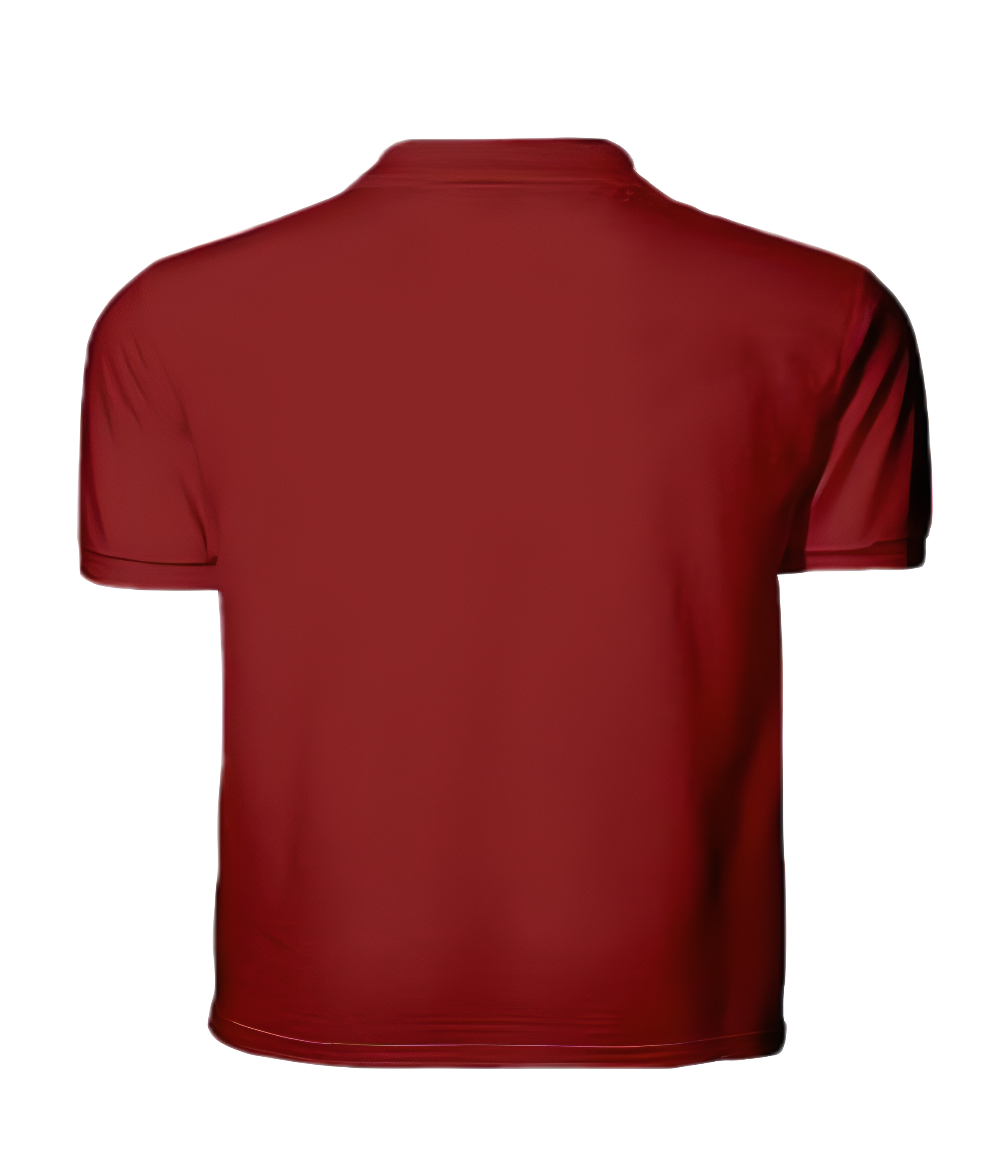 Bordo Yakalı Tshirt-1